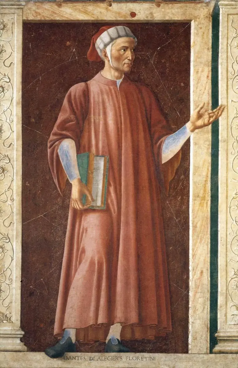 Andrea del Castagno, Dante Alighieri (y. 1450)