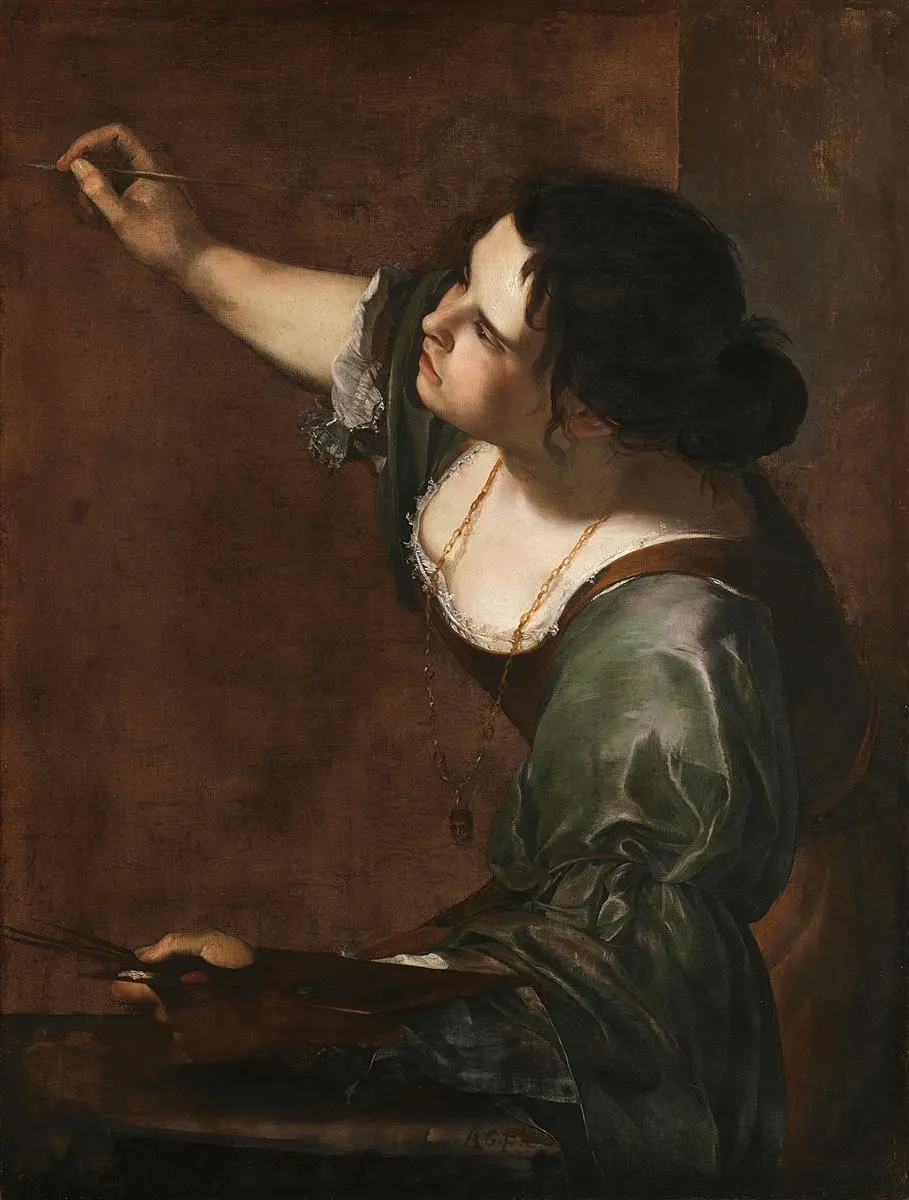 Artemisia Gentileschi, Resim Sanatının Alegorisi Olarak Otoportre (y. 1638–1639)
