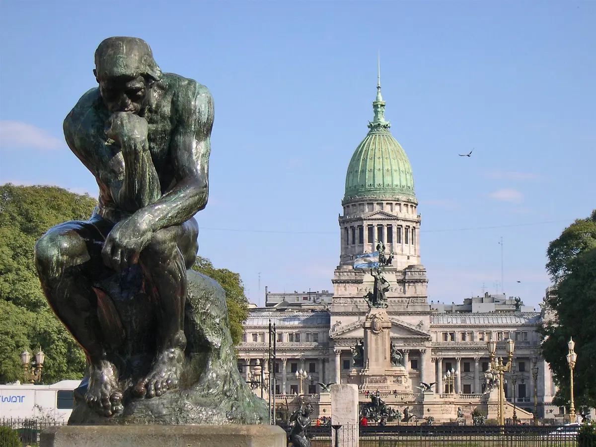 Auguste Rodin, Düşünen Adam (1880 (büyük boyut 1904))