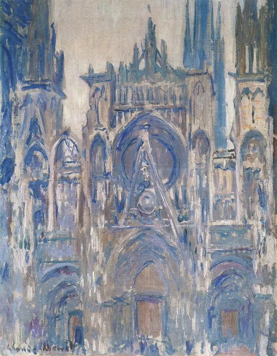 Claude Monet, Rouen Katedrali, Portal Çalışması (1892)