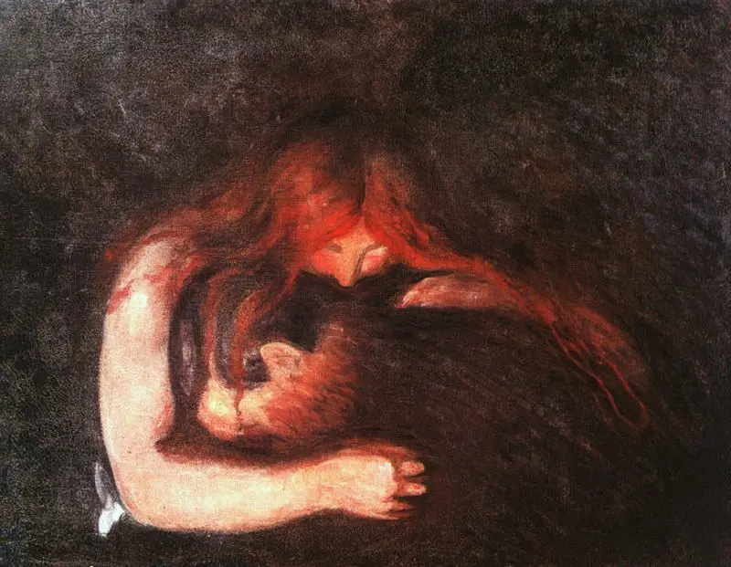 Edvard Munch, Vampir (1895)