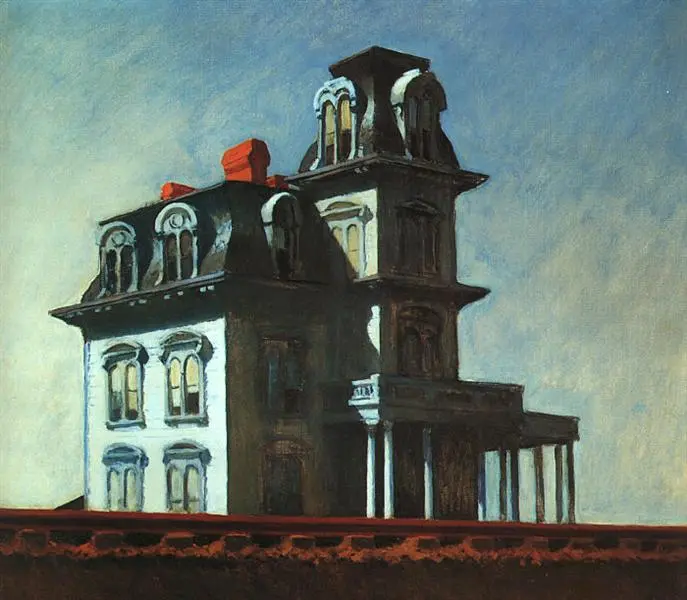 Edward Hopper, Demiryolu Kenarındaki Ev (1925)