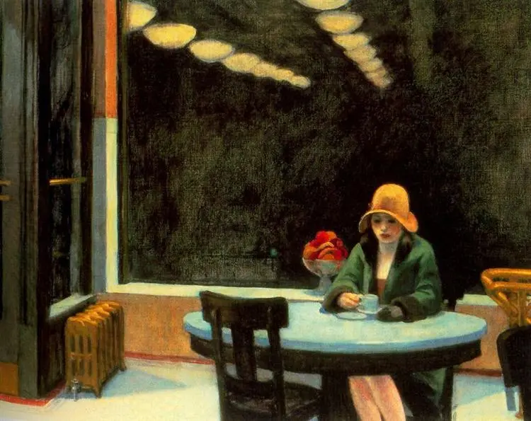 Edward Hopper, Otomat (1927)