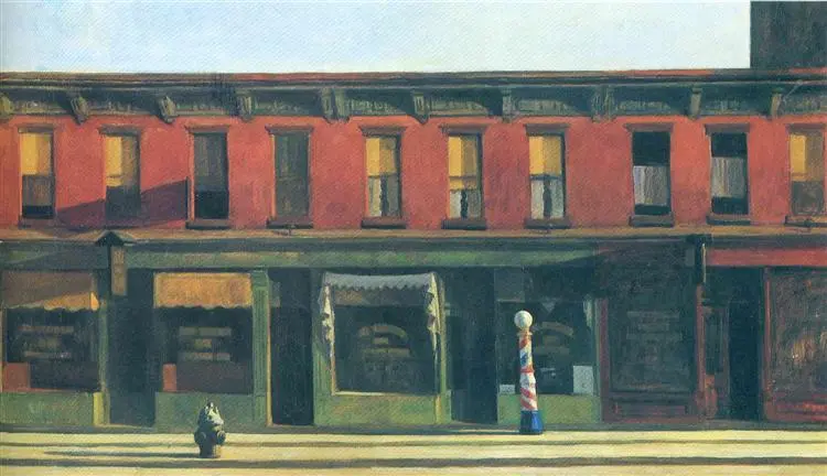 Edward Hopper, Pazar Sabahı Erken Saatler (1930)