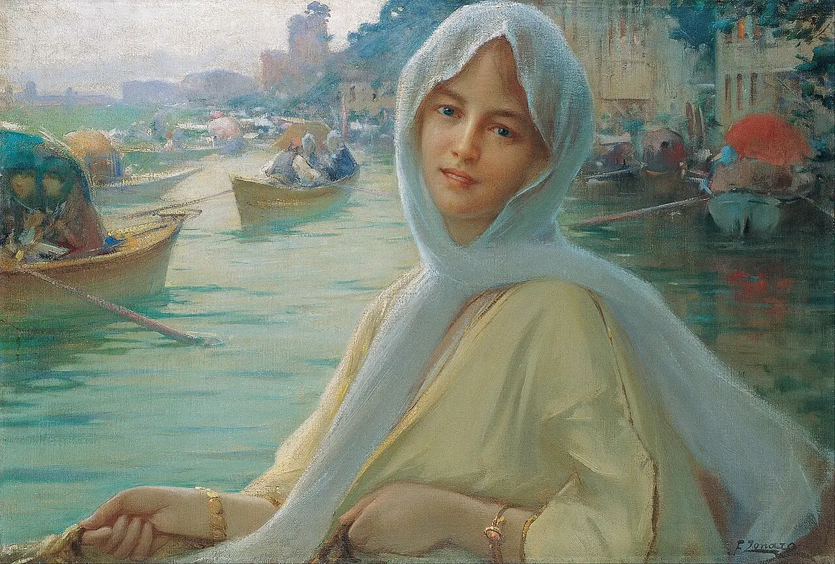 Fausto Zonaro, Göksu’da Eğlence (tarih bilinmiyor)