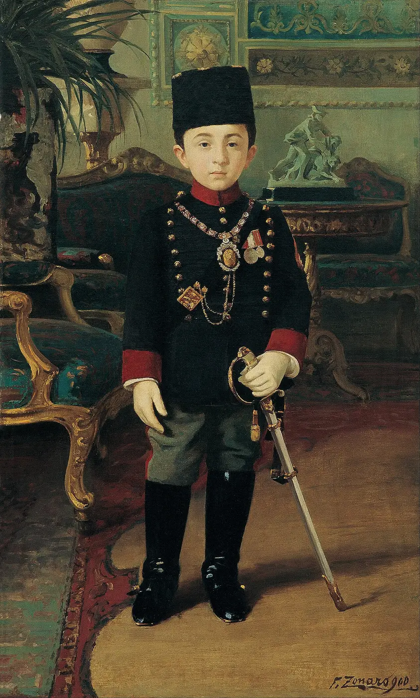 Fausto Zonaro, Şehzade Abdürrahim Efendi (tarih bilinmiyor)