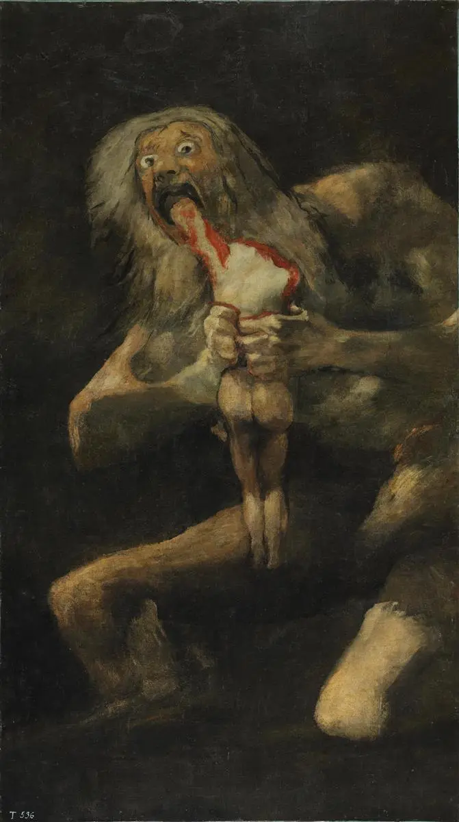 Francisco Goya, Oğullarından Birini Yiyen Satürn (1819–1823)