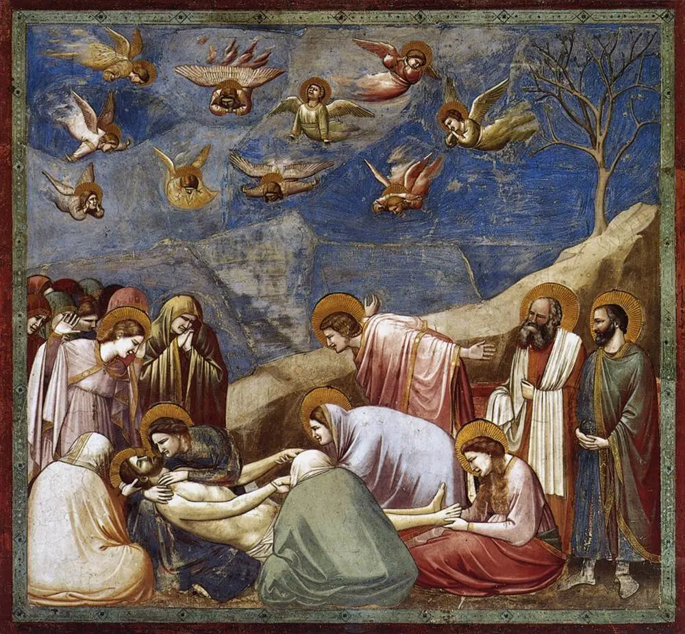 Giotto, Ağıt (İsa’ya Yas) (y. 1305)