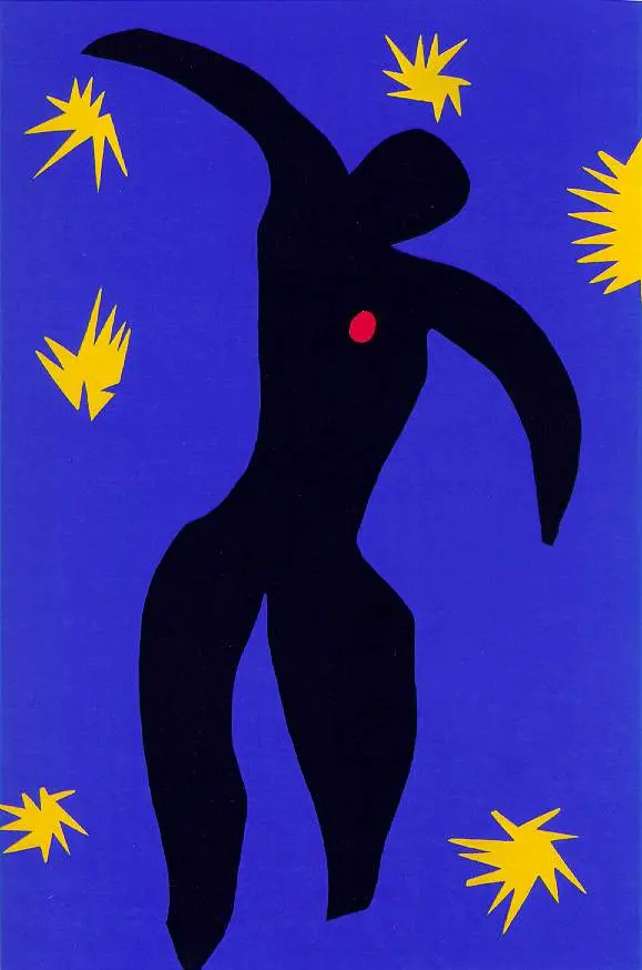 Henri Matisse, İkarus (Jazz kitabından) (1947)