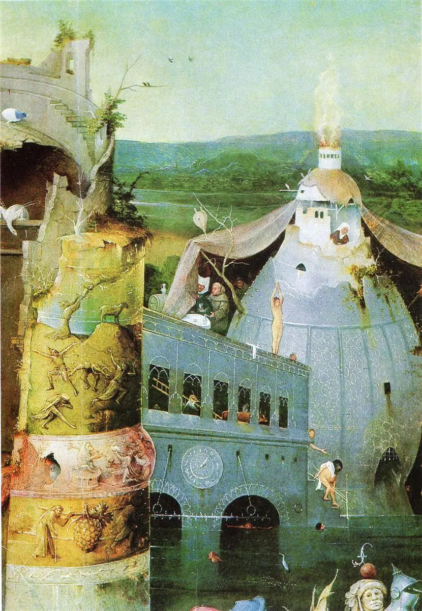 Hieronymus Bosch, Aziz Antonius’un Ayartılması (detay) (y. 1500)