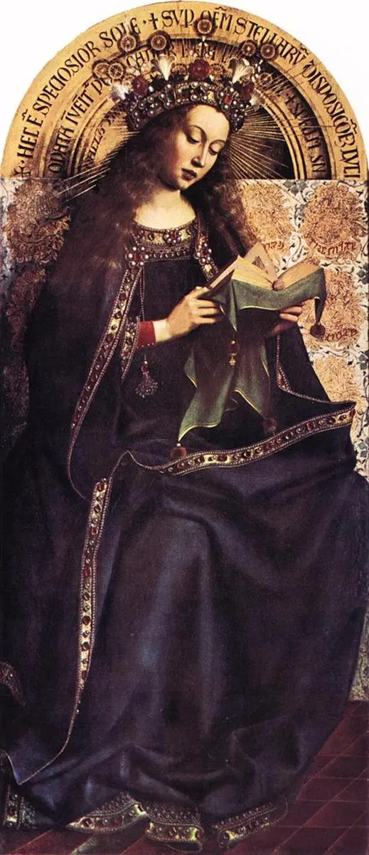 Jan van Eyck, Gent Sunağı: Meryem (1432)
