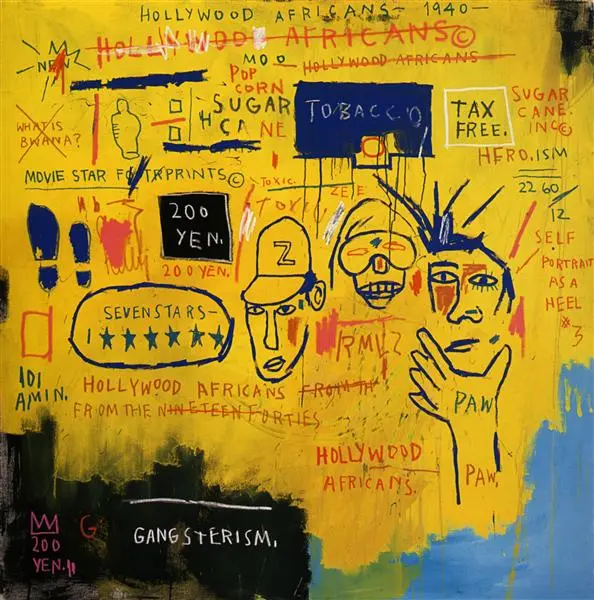 Jean-Michel Basquiat, Hollywood Afrikalıları (1983)