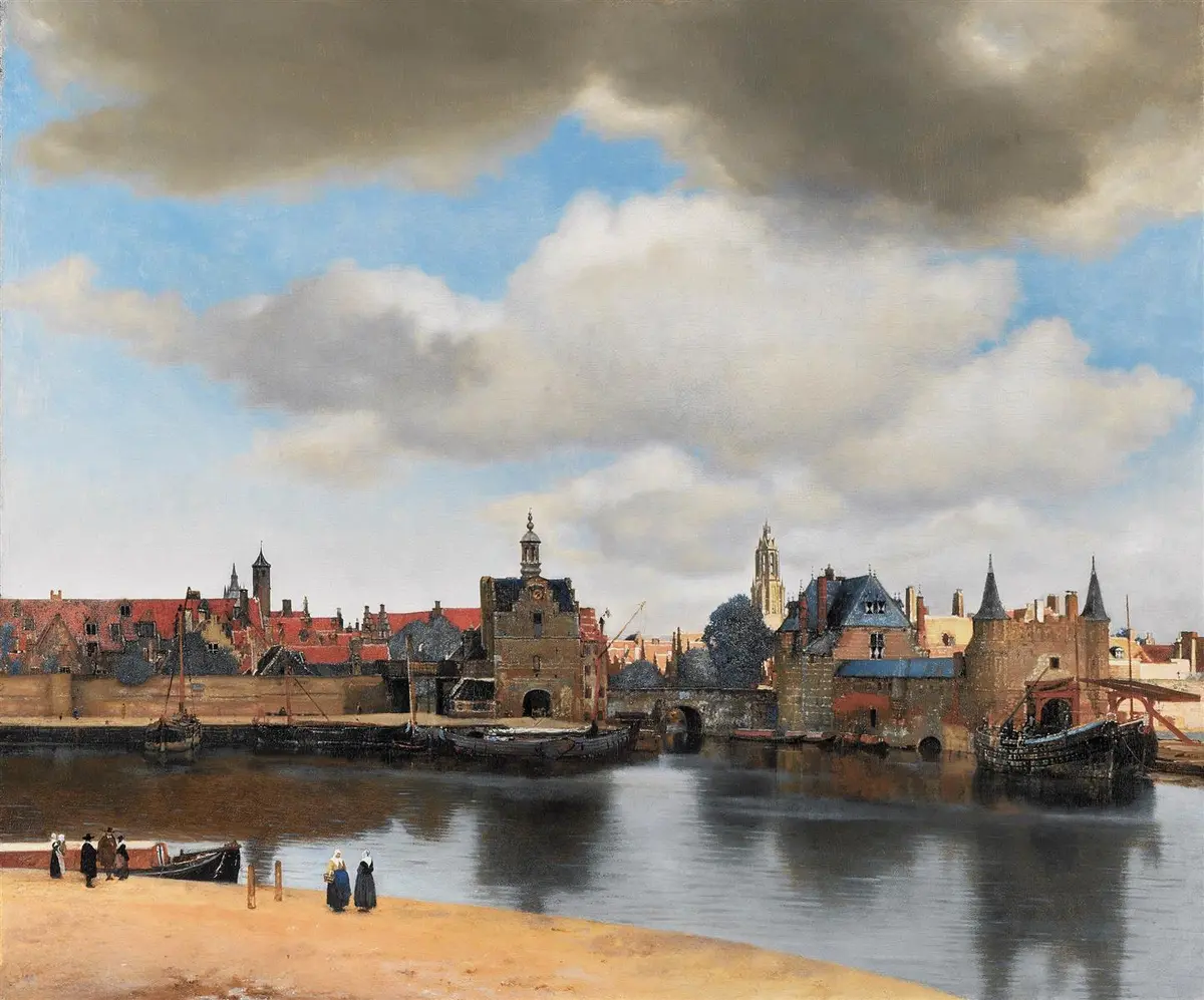 Johannes Vermeer, Delft Manzarası (y. 1660–1661)