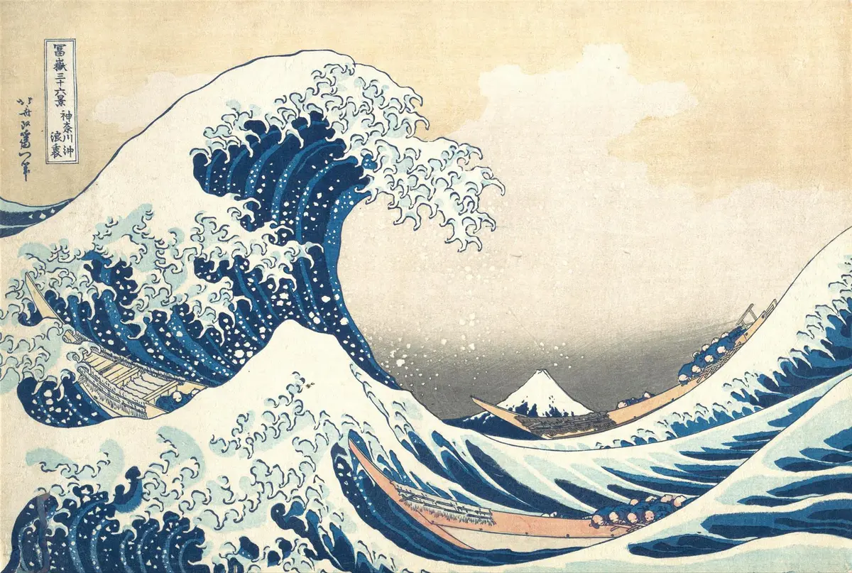 Katsushika Hokusai, Kanagawa Açıklarında Büyük Dalga (y. 1831)