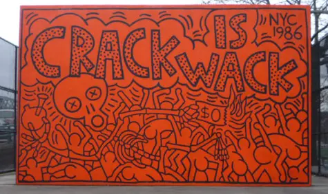 Keith Haring, Crack Is Wack (1986)