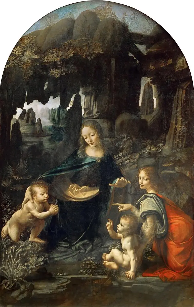 Leonardo da Vinci, Kayalıkların Meryemi (1483–1486)