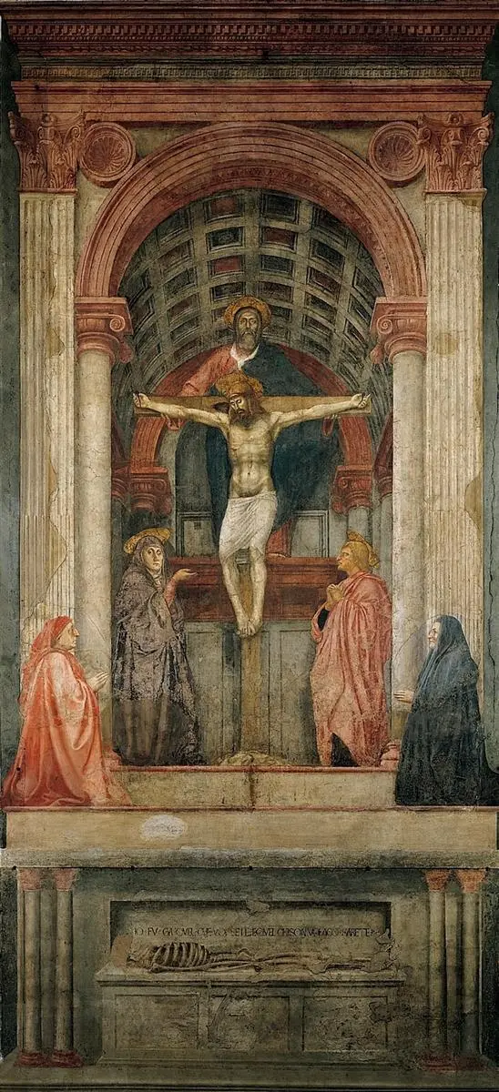 Masaccio, Kutsal Üçlü (y. 1427)