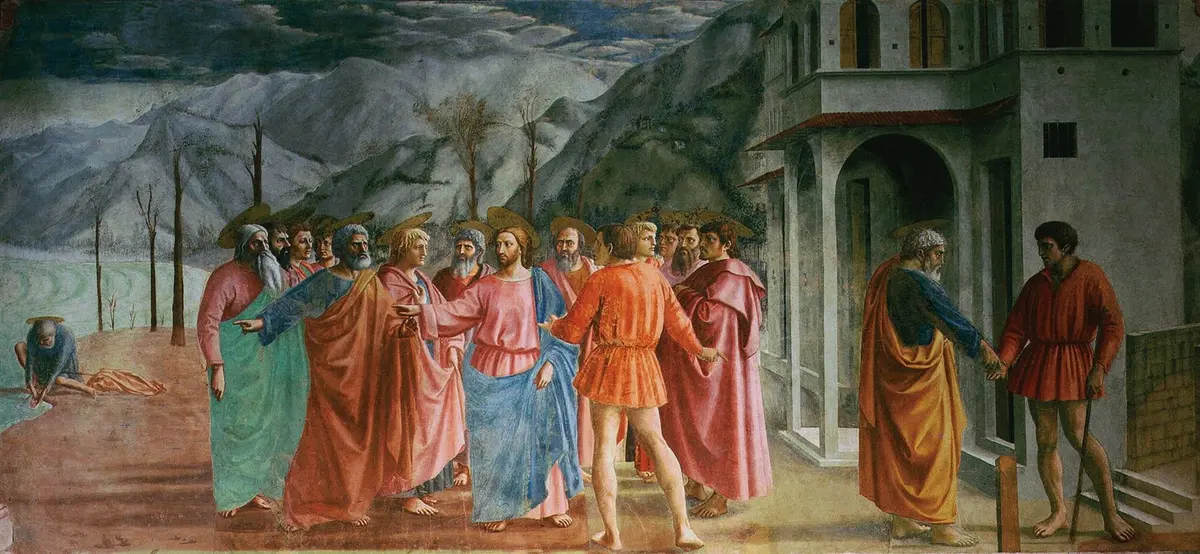 Masaccio, Vergi Parası (y. 1425)
