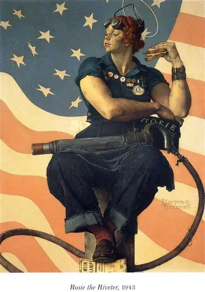 Norman Rockwell, Perçinci Rosie (1943)