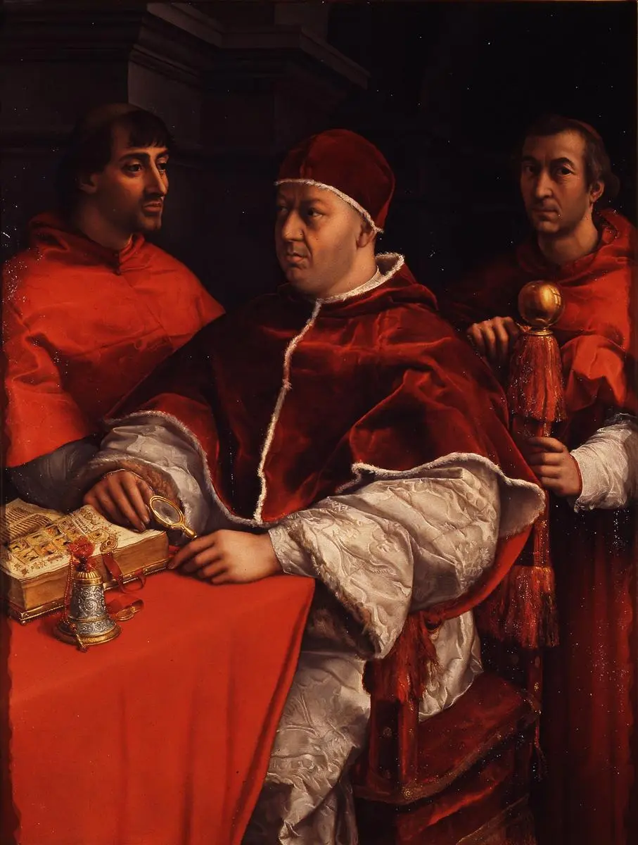 Raffaello, Papa X. Leo ve İki Kardinal (1518–1519)