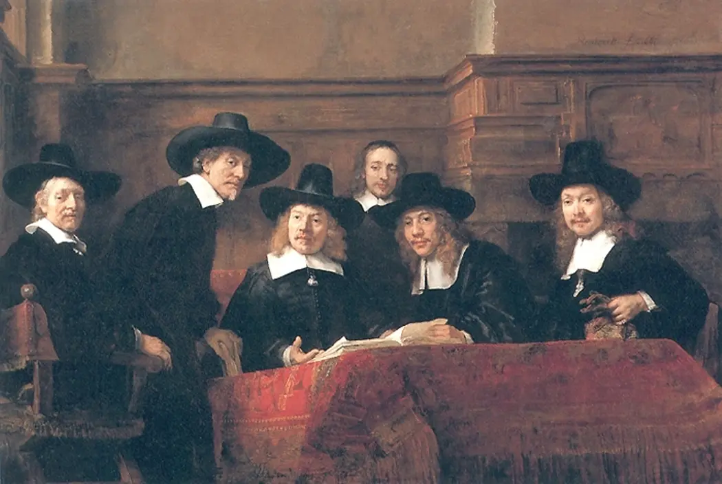 Rembrandt, Kumaş Loncası Yöneticileri (1662)