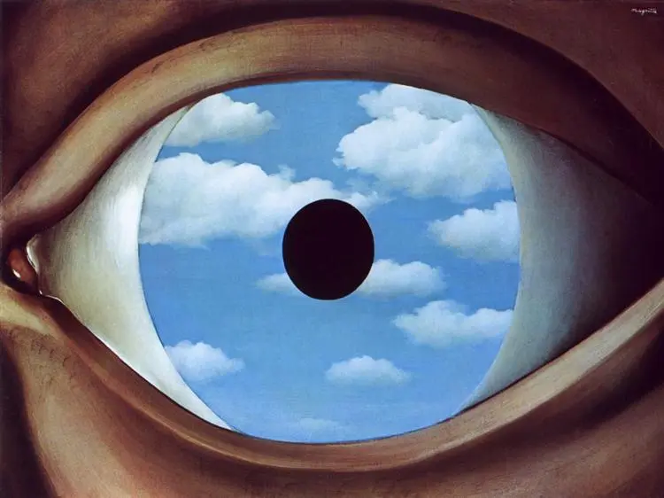 René Magritte, Sahte Ayna (1928)