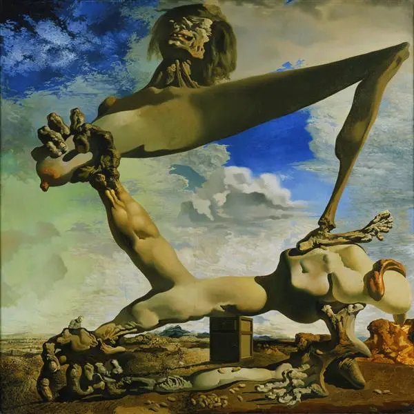 Salvador Dalí, Haşlanmış Fasulyeli Yumuşak Yapı (İç Savaşın Önsezisi) (1936)