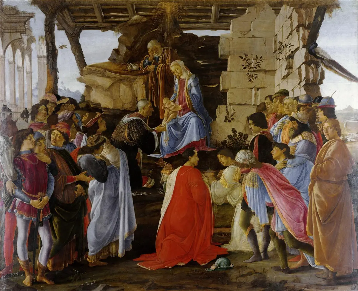 Sandro Botticelli, Müneccimlerin Tapınması (y. 1475)
