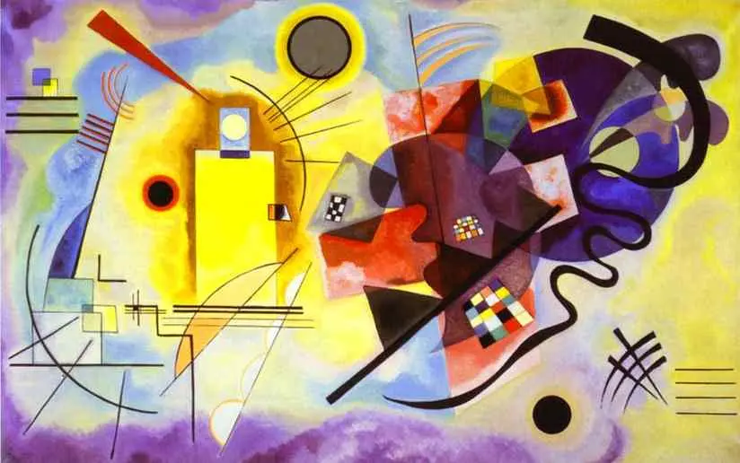 Wassily Kandinsky, Sarı-Kırmızı-Mavi (1925)