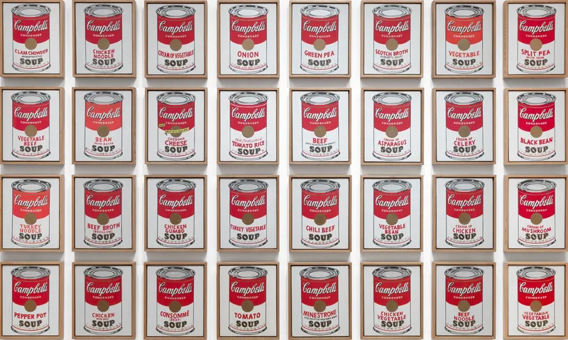 Andy Warhol, Campbell Çorbası Kutuları (1962)